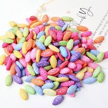 24 colores de cuentas de resina con diseño minimalista y lindo en color macarrón para hacer joyas DIY como collares, pulseras y manualidades - Colores de macarrones - Ver 13