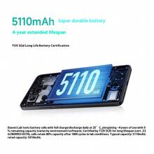 Xiaomi (MI) REDMI Note14 5G, Calidad duradera, Batería grande de 5110mAh, Cámara sensible de gran apertura, Smartphone Xiaomi Redmi 5G - Negro - Ver 10