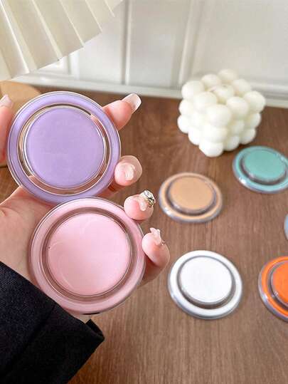 A Fresh And Simple Magnetic Solid-Color Mobile Phone Sliding Stand, A Retractable And Detachable Portable Desktop Stand