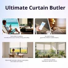 MINI-RBS,SONOFF WiFi Smart Roller Shutter Switch MINI-RBS Scheduled Curtain Operation With Matter EWeLink APP & Voice Remote Control Works With Alexa/Apple Home - White - View 4