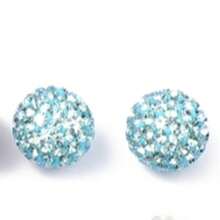 1 Pair 925 Sterling Silver Crystal Ball Stud Earrings, Birthstone Earrings, Low Allergy Gemstone Earrings, Suitable For Daily Wear - Birthstones - View 10
