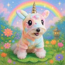 Fantasy Pony Transformation Kostüm-Farbe