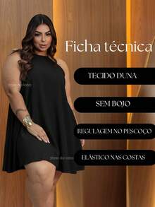 Women's Plus Size Short Party Dress Comfortable G1 G2 G3 - MILITARY - View 3