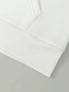 [FNI Fusion]Plus Size Women Clothes | Retro California Los Angeles Letter Print Hoodies For Women, Oversized Casual Going Out Tops Women, Perfect For Vacation Outfits Women & Valentine's Day Date Looks, Cozy Fleece Lined Drop Shoulder Hoodie For Daily & Holiday WearWomen Long Sleeve Sweatshirts Plus Size Spring Break Summer Tops For Women Relaxed Daily Outfit. - 白色 - 查看 5