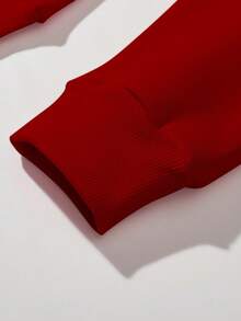 Men's Faith & Fall-Themed Hooded Sweatshirt - Jesus Matthew 4:19 Verse -Lined 280g Hoodie With Pumpkin/Sunflower Print Loose Fit Casual Winter Wear Church Everyday Outfits Or (Halloween Religious Essentials Hoodie Hoodie Women Sweatshirts Women Hoodies Men's Hoodie Sweatshirts Men Essentials Fear - 紅色 - 查看 3