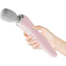 cotsoco 1pc, Handheld Electric Massager, Mini Multi-Function Massage Wand For Neck, Back, Leg & Waist, USB Rechargeable, 5 Intensity Level, Tool For Women, Suitable As A Holiday Gift - Hồng - Xem 12