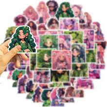 50PCS Ins Style Dopamine Dressing Girl Stickers Aesthetic Decals Laptop Notebook Phone Case Suitcase Water Cup Decoration Sticker Scrapbook Supplies Scrapbook Stationery - Multicolor - View 4