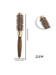 1pc/Hair Comb - Professional Hair Styling Comb, Curly Hair Styling, Slouchy Person Round Hair Brush, Round Rolling Hair Comb - Multicolor - View 13