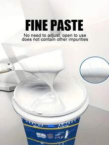 Wall Repair Kit With Scraper - Quick Set Drywall Patch, Hole And Crack Filler, Lime-Based Finish, Adhesive Plaster Wall Mending, White, Plastic Material, Easy To Use For Home Repairs