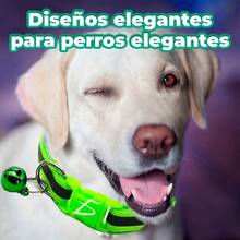 ELE-GATE Collar Reflectante con Campana para Mascotas - Multicolor - Ver 5