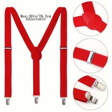 9pcs Women's French Pantomime Performer Outfit And Accessories Set - Party Style Polyester Fiber Pantomime Costume, Equipped With A Beret, Adjustable Red Straps, Striped Arm Sleeves, High Socks, Scarf And White Gloves, Suitable For Halloween Costume