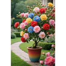 105 Yellow Rose Seeds - Colorful Giant Rose Seeds - Bloom In Pots, Balconies And Small Gardens! - 105 mục (M001#1) - Xem 5