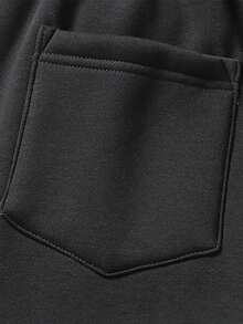 2pcs Men's Jogger Pants With Zipper Pockets, Fashionable Casual Style Sweatpants Suitable For Daily Wear, Running, Fitness, Comfortable And Stylish - Multicolor - View 4