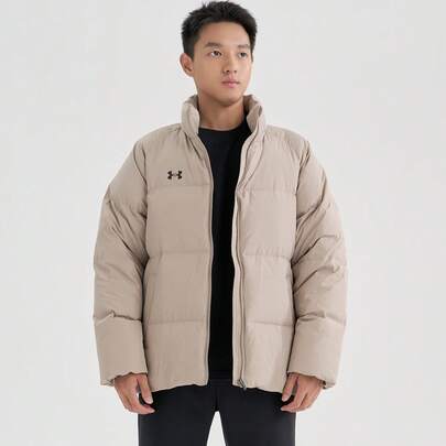 Under Armour Unisex Short Down Jacket, 2026 New Basic Warm Windproof Casual Sports Jacket, 25600801-299