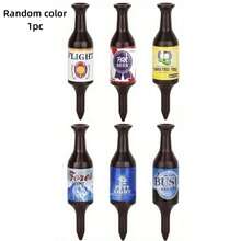 6pcs/Set Or 1pc Beer Bottle Golf Spikes, Nearly Unbreakable And Plastic Golf Tees, Men Golf Gifts, Father, Golfer, Funny Golf Novelty Gift, 3.54 Inches Height
