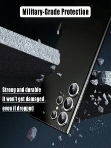 1 Confezione Compatibile con Samsung Galaxy Protezione Obiettivo Fotocamera in Vetro Temperato (Argento), Design a Copertura Completa, Adesivo Avanzato, Ultra Chiaro, Anti-Graffio, Design Anello in Metallo, Superficie Opaca, Compatibile con Samsung Galaxy A05S/A14 5G/A15 e la Maggior Parte delle Serie Applicabile per Protezione Quotidiana, Ufficio, Casa Protezione Quotidiana Ufficio Casa Copertura Fotocamera Telefono Impermeabile Antiurto Anti-Caduta Resistente ai Graffi - Argento - Visualizzare 2