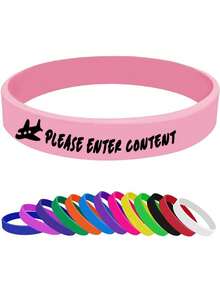 Custom Laser-Engraved Silicone Wristbands