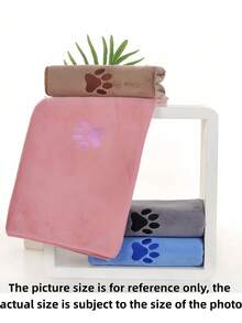 Toalla de mascota de microfibra súper suave, disponible en múltiples tamaños: 35*75cm/50*100cm. Toalla de baño para perros de secado rápido, adecuada para perros pequeños, medianos y grandes, con colores vibrantes. La mejor toalla de mascota, absorbente y de secado rápido, adecuada para el baño, el dormitorio y la limpieza del hogar. - Multicolor - Ver 10