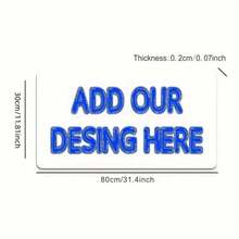 1pc Customized Large Size Mouse Pad - Customized Extended Mouse Pad With Non-Slip Rubber Bottom, Smooth Surface - Ideal For ESports Professionals/Gamers/Desktop/Office