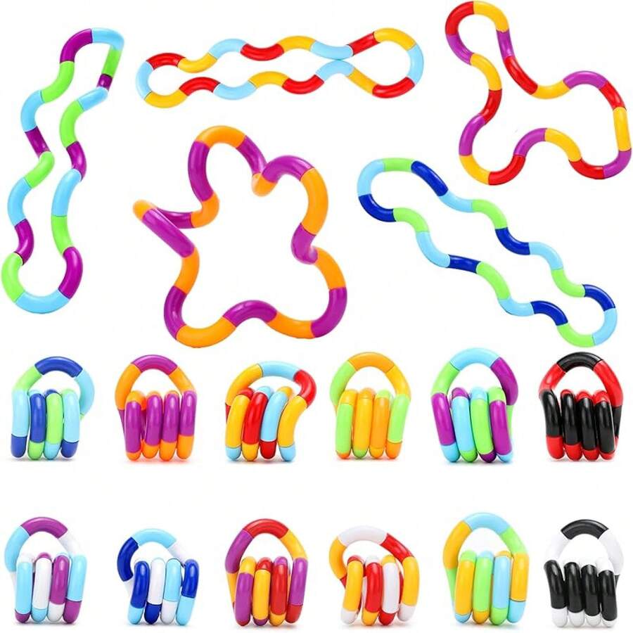 New24 PCS Fidget Gifts Packs Kids Adult Boys Girls Toys Stress Relief Anxiety Relief ClassroomBirthday Gifts Kids - 24包 - 查看 1
