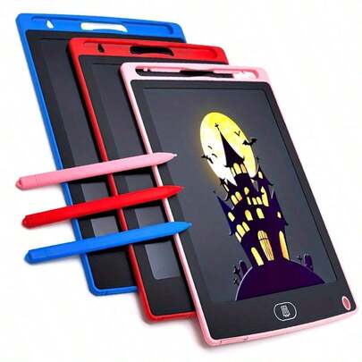 Pizarra digital LCD de 8.5 pulgadas, con múltiples tamaños para satisfacer diferentes necesidades. Esta pizarra de dibujo admite creación de grafitis y borrado con un solo clic, ideal para escenas como pintura creativa, cálculos matemáticos, toma de notas, redacción de borradores y envío de mensajes; incluye una batería de botón reemplazable y es un excelente regalo para niños durante la temporada de regreso a clases, días ordinarios y Navidad.