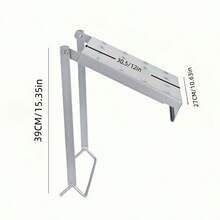 梯子工作平台配件，巧妙的伸缩梯配件，铁质小型平台梯子配件托盘，家用多功能折叠梯，梯子工具托盘油漆工作平台，兼容大多数标准梯子，易于安装的工作架，托盘配件，不含梯子