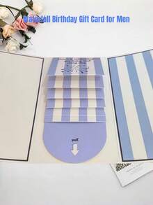 Libreta de tarjetas de regalo con diseño de cascada hecha a mano, tarjeta de regalo de cumpleaños con diseño de cascada para mujeres y hombres, libreta de tarjetas de Navidad, diseño desplegable de libro de tarjetas de regalo, libreta de tarjetas de regalo de mensaje DIY, regalos navideños.