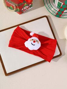 1 Set Christmas Tree, Santa Claus Doll, Baby Headband With Cute Bells, Reindeer, Girls Hair Accessories - Multicolor - View 6