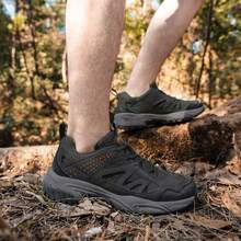 CAMEL CROWN Men's Lightweight Non-Slip Breathable Low-Top Hiking Shoes, Suitable For Outdoor Trekking, Hiking And Walking - Dark Grey - View 6