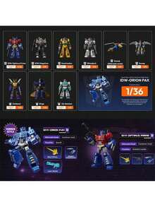 BLOKEES Transformers Galaxy Series 06 Second Wave Model Set, Collectible Posable Action Figure Toy Assembly, Adult Collectible Gift - 1 Box (random Style) - View 3