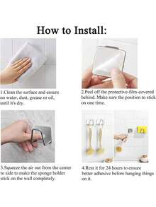 Stainless Steel Washbasin Storage Rack Sponge Rack Bathroom Toilet Storage Hook No Drilling Wall Hanging Basin Magic Device