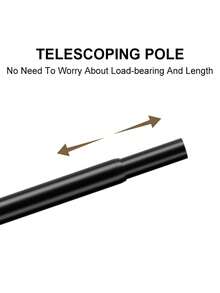 Thickened Single Curtain Rod, Nordic Style Curtain Track, Modern Industrial Design - Multicolor - View 7