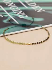 1PC/Elegant Retro/Natural Stone Bracelet/Multi Functional, Versatile/Suitable For Daily Commuting, Holiday Parties, Gifts For Family And Friends, Birthday Gifts, And Preferred Gifts For Ladies, Couples, And Girlfriends On Holidays - Multicolor - View 3