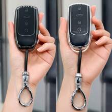 奇瑞Tiggo 8 Pro、8 Plus、New 5 Plus、7 Pro专用TPU材质遥控钥匙保护套，带钥匙扣，防尘防摔，高端时尚钥匙包 - 橢圓扣36 - 查看 9