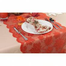 DII Colección rústica de Hojas de otoño, decoración de Mesa de Acción de Gracias y otoño, Juego de servilletas, 20 x 20, 6 Piezas - 1 - Ver 10