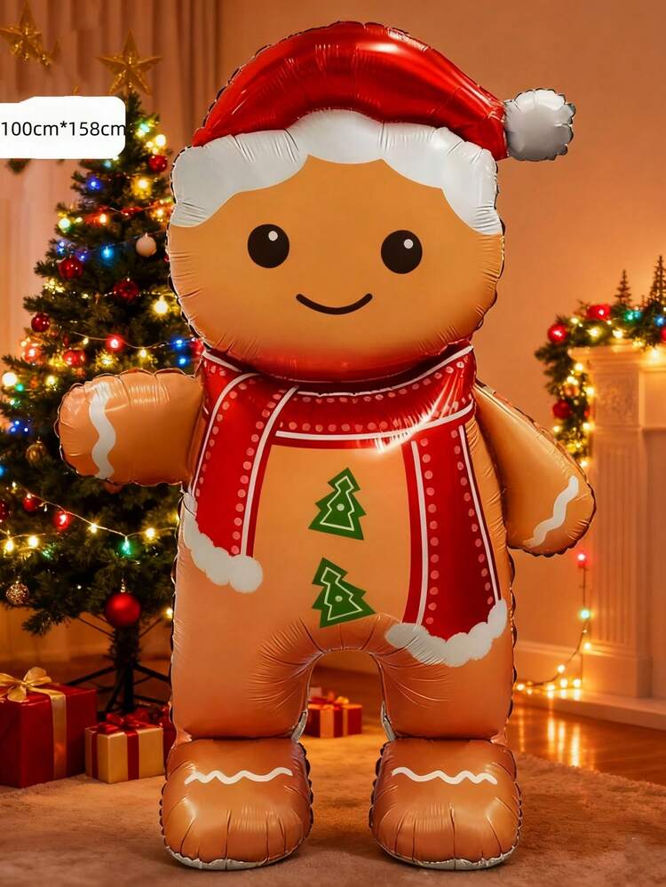 1 个自封铝箔圣诞老人气球，哑光和光面饰面 - 适合万圣节、圣诞节、新年、狂欢节、复活节、感恩节 | 狂欢节主题派对和活动装饰 - 彩色 - 查看 20