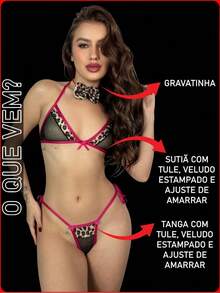 Women Sexy Lingerie Sets - 黑色 - 查看 2