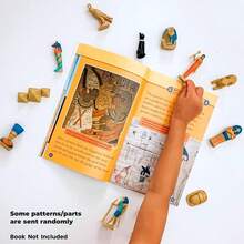 Hand-Painted Ancient Egypt Mini Figurines - Astronautics & Space Exploration Toy Statues Science Simulated Models Educational Playset - Realistic World Iconic Landmarks Architecture Buildings Kit - Human Body Model 3D Body Parts Anatomy Learning Toys For Kids, Perfect Cupcake Toppers Ornaments Party Favors Es Safari Solid Toy Figures Birthday Christmas Ideal Gifts For Boys & Girls - Multicolor - View 3