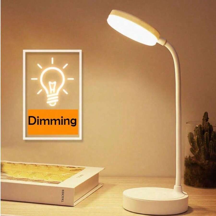 This Is A USB-Powered LED Desk Lamp With A Built-In USB Adapter. It Features Three Lighting Modes, Stepless Dimming, And Is Suitable For Use In Homes, Offices, Studies, Reading Rooms, And Bedrooms. - 預設 - 查看 1