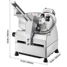 Automatic Meat Slicer, 500W, Electric De Li Slicer Machine With 10 Inch Sharp 75Cr1 Steel Blade, 0-0.67 Inch Adjustable Thickness, 633 RPM Fast Slicing, For Frozen Meat, Cheese, And Bread - US B Type Plug(110-127V) - View 10