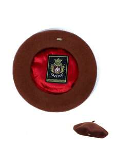 Metal Buckle Beret*coffee