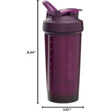 BlenderBottle Classic V2 Shaker Bottle Perfect For Protein Shakes And Pre Workout, 28-Ounce, Clear_Black - MàuJ - Xem 7