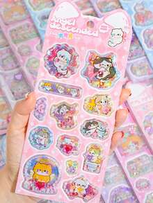 3D Stereo Modeling Shake Stickers, Shake-To-Relieve-Stress Stickers For Decorating Planners And Phone Cases. 3D Cute Candy-Style Stickers, 3D Cartoon Stickers, 3D Stickers For Valentine's Day Party Series, Student Rewards, Holiday Gifts, Cute DIY Phone Cases, Notebooks, Shake Stickers. 3D Embossed, Three-Dimensional Stickers Featuring Various Animals And Cartoon Designs, Reusable Plastic Stickers, Suitable For Crafts, Notebooks, Phone Accessories, Manuals, Diary Marking, Smooth Surface, Notebook Decoration, Fun Designs, And Durable Adhesive.