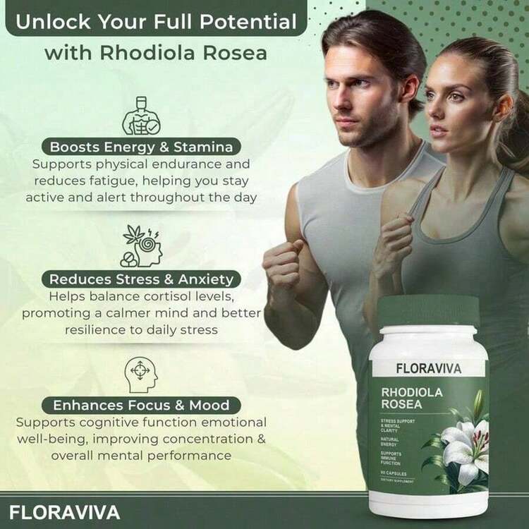 Floraviva Rhodiola Rosea Capsules - 3件 - 查看 3