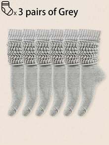 3 Pairs/6 Pairs/10pairs/20 Pairs Of Autumn And Winter Pile Socks, Open Knitted Socks, Open Socks, Men's Tight Middle Tube Socks, Tight Long Socks, Fall - Multicolor - View 11