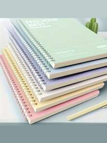 B5 Coil Notebook, Colorful A5 Elegant Notebook, Large Capacity, Thick Spiral Notebook, Minimalist Notebook, Colorful & Stylish, Multi-Color