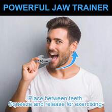 Jaw Exerciser,Jawline Exerciser For Men & Women,3 Resistance Jaw Trainer,Jaw Shark Toner, Jawline Shaper,Tighten & Tones,Facial Exerciser For Beginner Intermediate Advanced