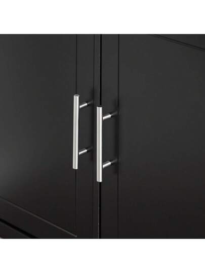 SoBuy FKW108 Kitchen Trolley Stainless Steel Top Isl Side Shelf Cabinet Sideboard On Wheels Serving Wit Approx.: 107 94 46 Cm view 6