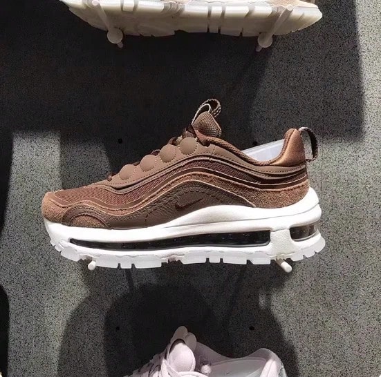Nike Zapatillas deportivas para mujer Air Max 97 Futura, de corte bajo con cojín de aire, zapatos casuales para correr - Marrón - Ver 1