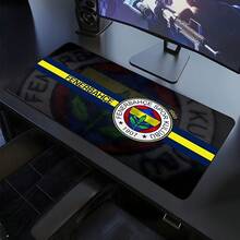 1 件费内巴切足球俱乐部官方鼠标垫 - 游戏和办公桌垫，带有赞助商标志（成立于 1907 年），采用绿/红/黄球队配色 - 高密度聚酯纤维表面，橡胶底座，适用于电脑、笔记本电脑和工作空间 - 是送给球员和球迷的理想足球迷礼物 - 长方形设计，醒目的品牌标识和耐用的聚酯纤维确保鼠标移动顺畅，是工作场所装饰的完美之选 - 彩色 - 查看 11